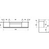 Шкафчик под раковину LAUFEN CASE FOR PALACE,1 выдвижной ящик и 2 дверцы, цвет антрацитовый дуб 4.0140.1.075.548.1